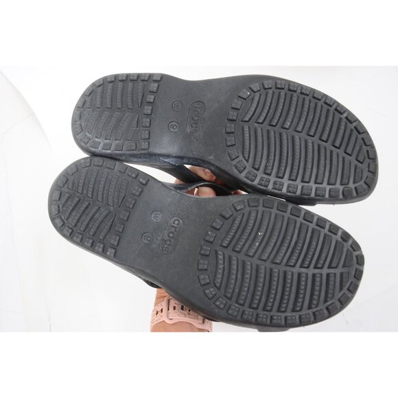 Crocs Women's Meleen 9 Twist Slip On Open Toe Slide Sandals - Picture 7 of 7